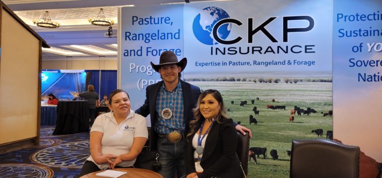 Renalda Begay, Dakota Lewis, Tamaria Whitehair at the CKP Booth